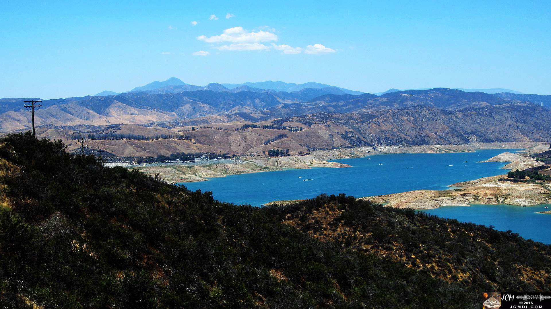 Castaic Lake low water level California drought June 14 2015 jcmdi.com